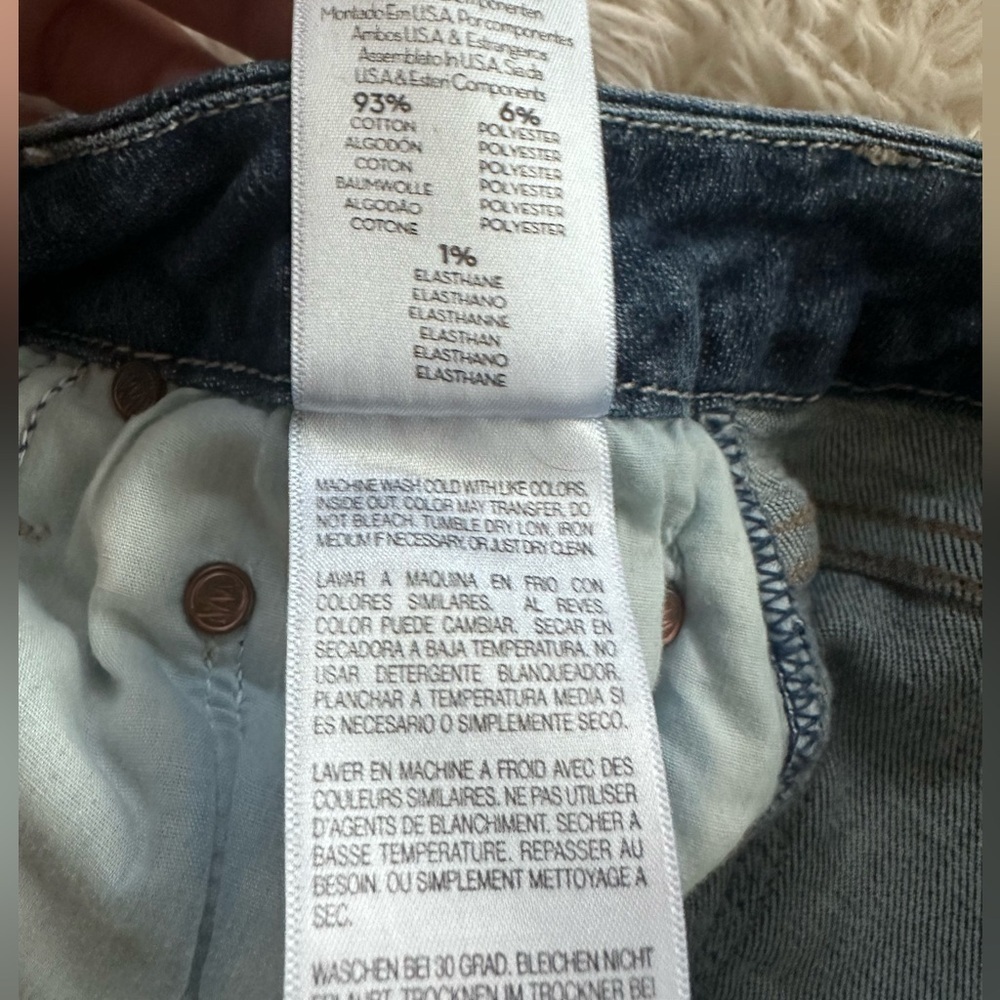 Mother Denim The Looker Crop Jeans in Switch it Up Medium Wash Skinny Size 26 - Picture 11 of 16